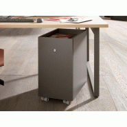 Caisson mobile SLIM 1 porte battante sur roulettes pas cher Caisson mobile SLIM 1 porte battante sur roulettes pas cher