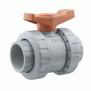 Robinet à tournant sphérique PVC-C - femelle à coller EPDM - D 020 PN 16 - Réf 35VXIC020