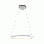 ROSSINI ILLUMINAZIONE Zerum Suspension Led 25W 3000K Blanc - Lampe Annulaire En Aluminium Ip20 Design Minimal Pour Les Environnements Modernes - Group