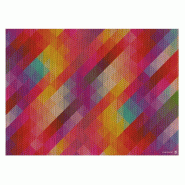 Set de table Offset 'Géometric' 70 G/M2 30x42cm quadrichromie papier par 2000
