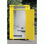 Toilette mobile autonome TB2701 - 140 x 125 x 242.5 cm - Toit et parois en tôle d'acier galvanisé - Porte à double parois_1
