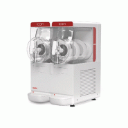 UGOLINI Distributeur de granité & frappé 2 cuves x 11 litres ICON-EASY11/2 - blanc ICON-EASY11/2_0