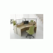 Bureau bench 3 personnes ALIA avec cloisons - Deskissimo Bureau bench 3 personnes ALIA avec cloisons - Deskissimo