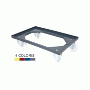 Chariot  pour bac euronorm roues pivotantes polyamide_0