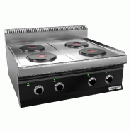 Cuisinière électrique - 9,2 kW - 4 plaques rondes  - Mario 700 | GGM -EHK873E