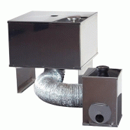 DE BUYER fumoir inox 2 niveaux 60x40cm 3441.60 - argenté 3011243441601