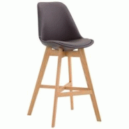 Décoshop26 - Tabouret de bar chaise haute design scandinave moderne en synthétique marron TDB10389 - marron 3000485069605 Décoshop26 - Tabouret de bar chaise haute design scandinave moderne en synthétique marron TDB10389 - marron 3000485069605