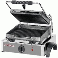 Diamond - Grill panini électrique, plaques rainurées - réf. WR-GR42-33 - inox AKS-WR-GR42-33