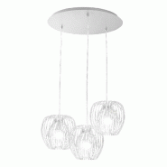 Fabas Luce Suspension Camp En Métal Blanc Ø500 Mm, Design Moderne Et Structure Élégante Pour Éclairage Intérieur, Classe 1 Ip20 - blanc 8019282539605 Fabas Luce Suspension Camp En Métal Blanc Ø500 Mm, Design Moderne Et Structure Élégante Pour Éclairage Intérieur, Classe 1 Ip20 - blanc 8019282539605
