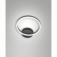 Giotto Plafonnier Led Moderne 18W Noir 3508-21-101 Fabas Luce - noir 8019282508069