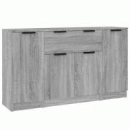 Helloshop26 - Buffet bahut commode armoire meuble de rangement organisateur cuisine salle de séjour salons 3 pcs sonoma bois 02_0037172 - 30002132517 Helloshop26 - Buffet bahut commode armoire meuble de rangement organisateur cuisine salle de séjour salons 3 pcs sonoma bois 02_0037172 - 30002132517