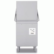 Lave-vaisselle à capot 500x500 mm avec doseur de produit de lavage + pompe de vidange intégré - MEC T110M-DD-PS