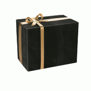 Papier kraft vergé noir - 0,50x200 m - Large choix de couleurs et tailles
