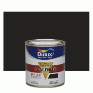 Peinture laque boiserie valénite noir brillant 0,5 l - DULUX VALENTINE