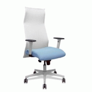 Piqueras y Crespo Sillón Albacete malla blanco bali azul cielo brazos blancos base blanca ruedas parqué 65mm - bleu multi-matériau 13SM10B13B354BR65G Piqueras y Crespo Sillón Albacete malla blanco bali azul cielo brazos blancos base blanca ruedas parqué 65mm - bleu multi-matériau 13SM10B13B354BR65G