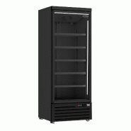 Réfrigérateur 1 porte en verre noir jde-600r bl COMBISTEEL 7455.2242 Réfrigérateur 1 porte en verre noir jde-600r bl COMBISTEEL 7455.2242