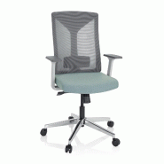 Siège de bureau / Siège pivotant HALIFAX Tissu / Tissu maille menthe hjh OFFICE - bleu polyester 751009