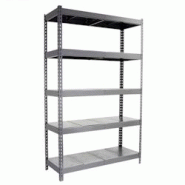 SimonRack Étagère Industrielle, 2000x2400x600 mm, 5 Niveaux, Métal, Étagère Charge Lourde, Galvanisé - Simonforte - métal 8435104951712 SimonRack Étagère Industrielle, 2000x2400x600 mm, 5 Niveaux, Métal, Étagère Charge Lourde, Galvanisé - Simonforte - métal 8435104951712