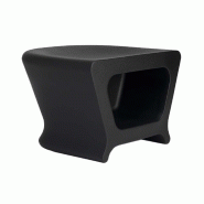 Table basse/Tabouret PAL - noir