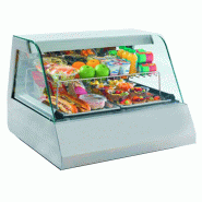 Vitrine réfrigérée de comptoir Gastrovision 2 - capacité 2 GN 1/1 - VC800RO