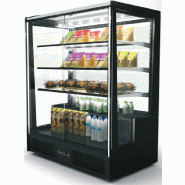 Vitrine réfrigérée de présentation - positive à vitre droite avec éclairage LED Vitrine réfrigérée de présentation - positive à vitre droite avec éclairage LED