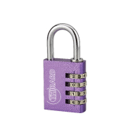 CADENAS À CLÉ TYPE 1 ALUMINIUM CODE 40 MM VIOLET