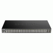 D-Link DGS-1250-52X Géré L3 Gigabit Ethernet (10/100/1000) Noir