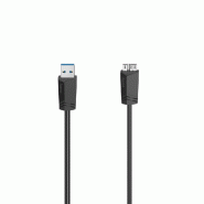 Hama 00200627 Câble USB 1,5 m Micro-USB A USB A Noir - noir 00200627