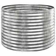 Helloshop26 - Jardinière bac lit surélevé plantes fleurs terrasse jardin de jardin acier enduit de poudre argenté Argent 02_0039712 - 3000218546045 Helloshop26 - Jardinière bac lit surélevé plantes fleurs terrasse jardin de jardin acier enduit de poudre argenté Argent 02_0039712 - 3000218546045