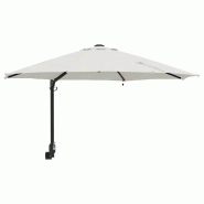 Helloshop26 - Parasol de jardin moderne inclinable 248 x 248 x 148 cm fonctionnel ambiance cosy en polyester sable 02_0058642 - 3000240698750