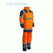 Ensemble de sécurité haute visibilité - anti-pluie en polyester avec doublure mesh Class 3 - Hydra Coverguard_0
