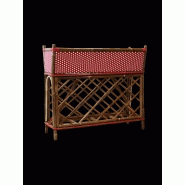 Jardinière croisillons - bacs à fleurs avec treillis intégré Jardinière croisillons - bacs à fleurs avec treillis intégré