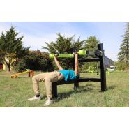 Lest Chest Allongé avec poids sécurisés - Gamme Lest_1