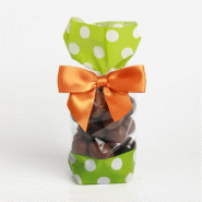 Sachet confiseur imprimé 10 x 22 cm avec fond carton - par 100