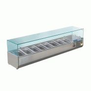 Saladette réfrigérée 8 bacs GN 1/3 Série G GD877 Polar