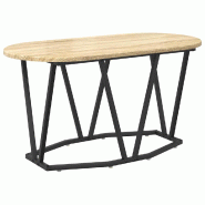 VidaXL Table basse Chêne Sonoma 80 x 40 x 40.5 cm Modèle Boreal Prestige - 869691