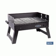 Barbecue portable au charbon de bois 455 x 345 x 315 mm - COF 43001515