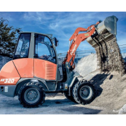 Chargeuse sur pneus compacte articulée - capacité du godet  0,34 - 0,7 m3 - Weycor AR 320
