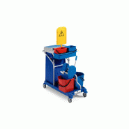 Chariot de menage morgan compact 2115 2x6l+2x15l sans presse