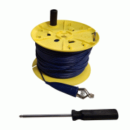 CHAUVIN ARNOUX - Bobine de câble Bleu longueur 166m pour kit de terre 3 pôles / 4 pôles / Résistivité