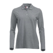 Clique polo ml femme gris chiné xl Clique polo ml femme gris chiné xl