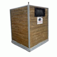 Colonne aérienne d'apport volontaire 4m3 kinshofer bois sylvio - noir 0727156534561 Colonne aérienne d'apport volontaire 4m3 kinshofer bois sylvio - noir 0727156534561
