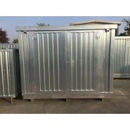 Container de stockage galva / démontable / 2m00 x 2m30 x 2m20 (h)