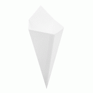 Cornet frites The Pack carton ondulé nano micro 100g 12,8x21,7cm - par 200