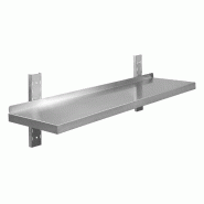 GastroHero Étagère murale Basic 100/40 - argenté inox WB-BASIC104 GastroHero Étagère murale Basic 100/40 - argenté inox WB-BASIC104