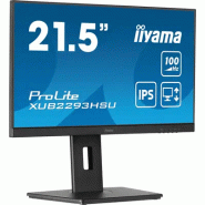 Iiyama ProLite XUB2293HSU-B7 écran plat de PC 54,6 cm (21.5") 1920 x 1080 pixels Full HD LED Noir