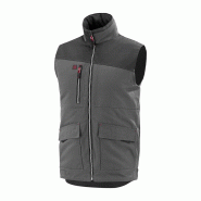 Lafont - Bodywarmer de travail mixte sans manches HAMMER Gris / Gris Foncé Taille L - L gris 3609705677592 Lafont - Bodywarmer de travail mixte sans manches HAMMER Gris / Gris Foncé Taille L - L gris 3609705677592