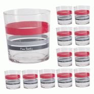 Pierre Cardin - Lot de 12 verres de 35 cl - Eclat - multicolore verre PK10176