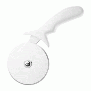 Roulette à pizza professionnelle - Blanc HACCP spécial produits laitiers  - 102 mm | Hygiplas