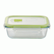 SAN IGNACIO Expert - Récipient hermétique rectangulaire 640 ml en verre borosilicate - transparent verre Q4268